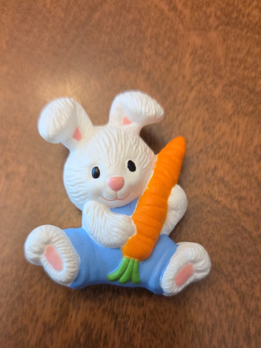 Cute Bunny with Carrot Pin/ Brooch By Gibson Greetings Inc